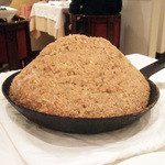 レストラン コバヤシ - おまかせコース(9000円・外税)の1羽丸ごと岩塩包み焼き