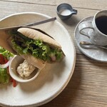 蔵茶房 なつめ - 自家製パンサンドと旬の珈琲