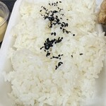 から揚げ　からまる - ご飯大盛り