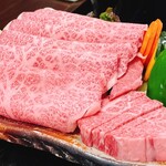 和牛の紀楽 - 焼きしゃぶとヘレステーキ③