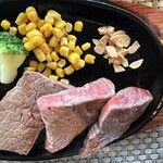 高千穂牛レストラン 和 - お肉の断面（もも）