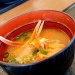Soramori空森 - 蟹味噌汁 味噌汁はこの他に2種類あります