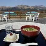 食事処 あじわい館 - おにぎりと、だご汁と、阿蘇山