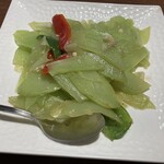 中国湖南料理 李湘潭 湘菜館 - 茎レタス