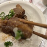 かつお食堂 - 唐揚げ　（　ピンボケ　m(_ _)m  ）