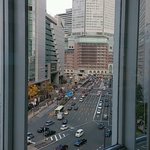 山水の技 - 店内の窓際席からの眺め
      (2013.12月)