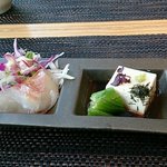 山水の技 - 前菜
      (2013.12月)