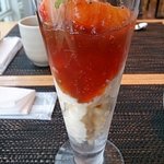 山水の技 - デザート（紅茶のジュレ）
      (2013.12月)