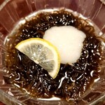 亀寿し - もずく酢。