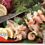 活貝刺身3種盛合わせ