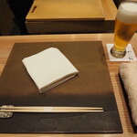 割烹さいお - やっぱり乾杯は生ビール