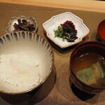 割烹さいお - 左奥が伽羅蕗