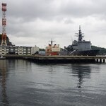 中央酒場 - 帰りは横須賀駅から。いずもが居なくて護衛艦と南極観測船