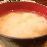 空彩 - 豆腐の味噌汁、