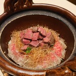 西麻布けんしろう - 厳選和牛ヒレとサーロインの土鍋ご飯