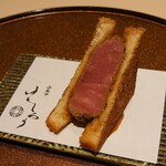 西麻布けんしろう - 厳選ヒレのブリオッシュカツサンド