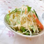Ｎamaste kitchen and coffee house - サラダはサービスでもらえました
