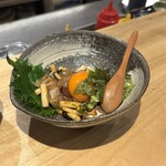 和屋 じごろ 姫路 - 鯛と山芋の塩こぶユッケ