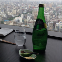 スカイツリービューレストラン 簾 - 飲み物はペリエ大瓶