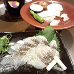 一張羅 - 穴子の焼きしゃぶしゃぶ