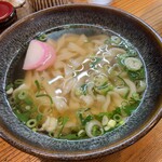 葉隠うどん - かけ380円