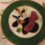 シェムラブルリス - 鴨肉　肉の量とソースの量のバランスがとても良かったです。