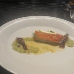 ラ・ボンヌターブル - この金目鯛は焼き加減が見事でした。