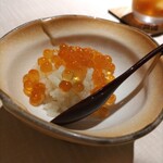 広島 鮨 天ぷら いわい - イクラの小丼
