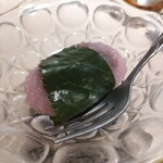 広島 鮨 天ぷら いわい - 桜餅