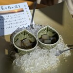 食べるお宿 浜の湯 - 朝の目覚め ところてん
