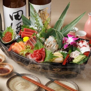 海鮮好きにたまらない！日替わりお刺身は約20種類の品揃え♪