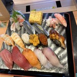 沼津魚がし鮨 流れ鮨 浜松市野店 - 祝(3,980円)