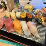 沼津魚がし鮨 流れ鮨 浜松市野店 - 祝(3,980円)