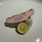 茶禅華 - 炭烤鮮魚（仕上げ前）