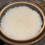 茶禅華 - 土鍋ご飯（麻婆豆腐用）