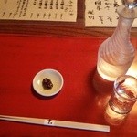 春鹿超辛口と蕎麦味噌