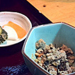 魚魚や 一八 - お新香と小鉢