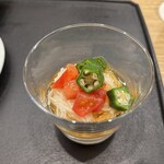 焼鳥 登鶏 - 山芋そうめん