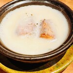 NK - フカヒレと明石の白子のお鍋