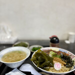 らー麺　Do・Ni・Bo - 煮干し油そばに岩海苔トッピング