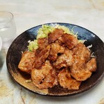 お食事 まるやま - リブロースしょうが焼き定食(ごはん小盛)