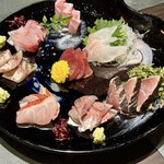 旬鮮炭火焼 獺祭 - 刺身盛り合わせ（三人前）