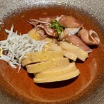 旬鮮炭火焼 獺祭 - 筍とホタルイカの酢味噌