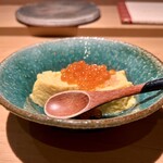 鮨 やくしどう - シャリ玉いくらのせ