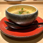 鮨 やくしどう - あさりの茶碗蒸し