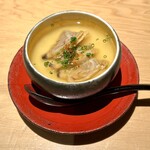 鮨 やくしどう - あさりの茶碗蒸し