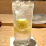鮨 やくしどう - レモンサワー