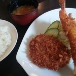 洋食レストランメルサ - メンチカツ・海老フライ・生姜焼き