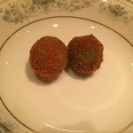 リストランテ ラ・バリック トウキョウ - 突き出し②小さな揚げモノ