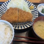 とんかつ 田 - ランチロースカツ定食